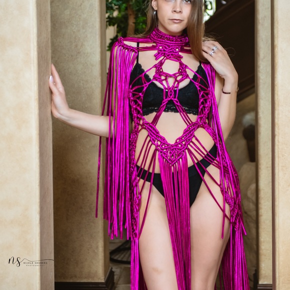 Handmade Macrame Dress Rope GoodVibeGoda - Picture 9 of 16